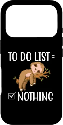 Vista 29 de To Do List - Sleeping Sloth Wildlife Animal Lover Zookeeper Case for iPhone 15