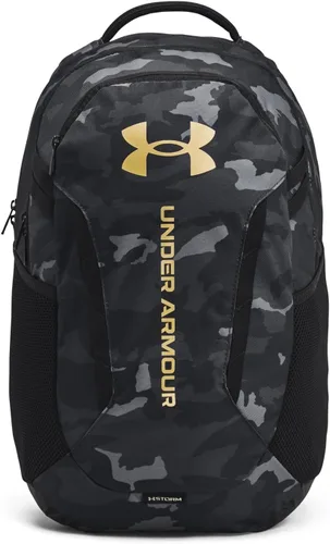 Vista 16 de Under Armour Mochila Hustle 6.0 unisex para adultos (002) Negro / Negro / Blanco
