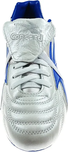 Vista 3 de Auténtico Concord Fútbol Cleats Estilo S160XA Cuero Plata