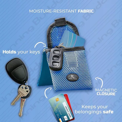 Vista 6 de Buddy Pouch" Mini – bolsa de almacenamiento personal magnética pequeña y conveniente, sin cinturón y ligera (3.5"L x 4"A)