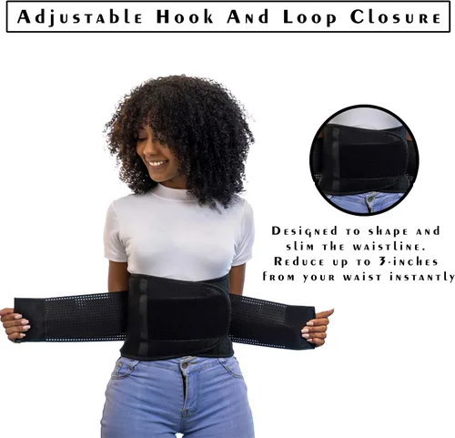 Vista 4 de ellostar Faja Colombianas - Entrenador de cintura adelgazante ajustable para adelgazar, figura de reloj de arena, moldeador de cintura para pérdida