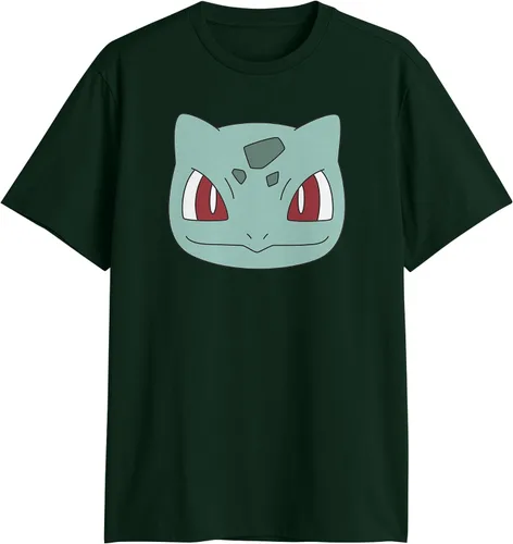 Vista 3 de Pokemon Big Face Charmander Pikachu Squirtle Bulbasaur Psyduck Snorlax Eevee - Camiseta para adulto