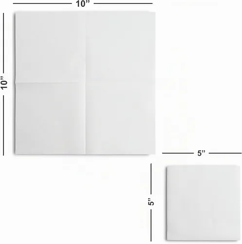 Vista 6 de BloominGoods Servilletas desechables de lino para postres y bebidas, hechas en Estados Unidos, servilletas de papel de cóctel suaves y absorbentes