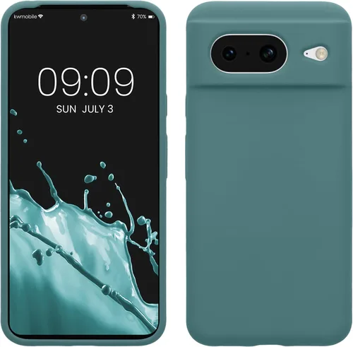 Vista 47 de kwmobile Funda compatible con Google Pixel 7 - Funda de silicona TPU con acabado suave - Piedra antigua