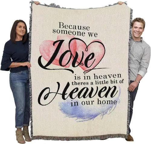Vista 24 de Pure Country Weavers Manta con texto en inglés «Wherever A Beautiful Soul Has Been, There is A Trail of Beautiful Memories», tapiz de regalo