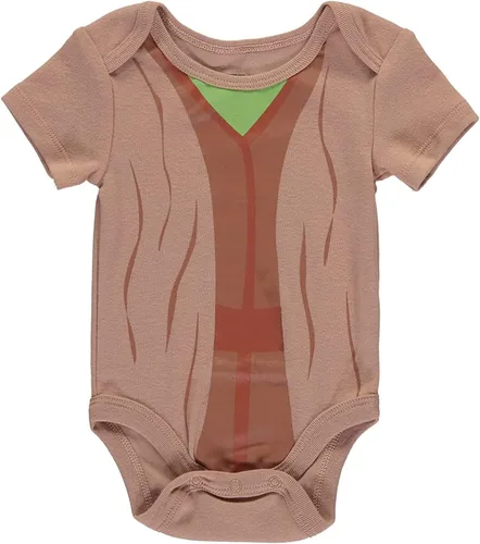 Vista 2 de Disney Paquete de cinco mamelucos de manga corta de Star Wars para bebés, ropa de bebé de Star Wars de una pieza, multipacksuit-ropa