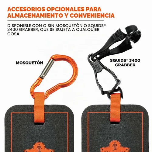 Vista 6 de Ergodyne - 18365 ProFlex 365 Mini Almohadilla para Arrodillarse, 4" x 6" x 1", Negro