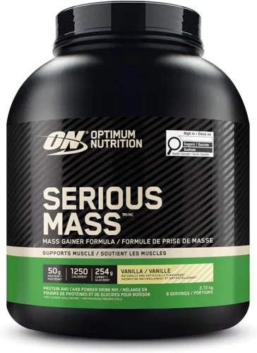 Vista 14 de Proteína para ganar peso Serious Mass Gainer de Optimum Nutrition, 1054620, Banana, 1, 1