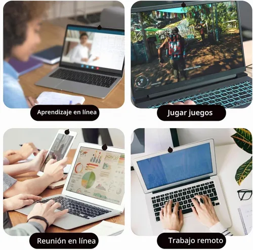 Vista 6 de 108 fundas para cámara de teléfono, calcomanías de vinilo negras para cámara web, fundas de cámara para computadora, teléfono celular, portátiles
