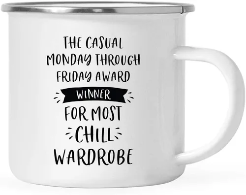Vista 28 de Andaz Press Taza de café de acero inoxidable de 11 onzas con diseño de fogata, regalo divertido para compañero de trabajo, ganador del premio