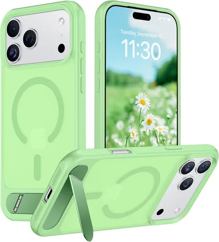Vista 267 de Funda para iPhone 11 con compatibilidad magnética, [Soporte invisible incorporado][Compatible con MagSafe]
