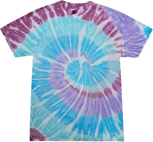 Vista 8 de Colortone Camisetas Tie Dye para Hombre y Mujer - Camisetas de manga corta unisex Tie-Dye para adultos Acadia