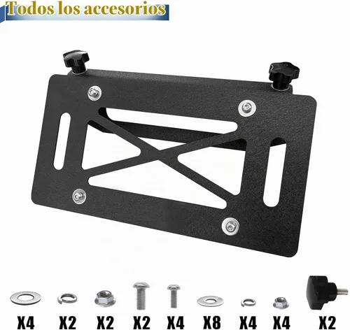 Vista 3 de [Usado] Soporte Desmontable para Placa de Matrícula Hawse Fairlead, Soporte de Placa de Matrícula para Cabrestante de Servicio Pesado - Soporte