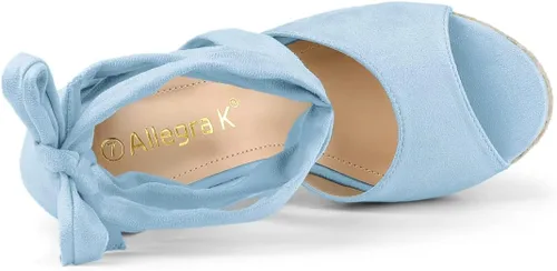 Vista 4 de Allegra K Alpargatas con cordones para mujer