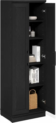 Vista 8 de Furinno Jaya - Estantería para libros de 4 niveles, estantería con estantería abierta, estantería de pie, 9.5 x 23.6 x 41.9 pulgadas