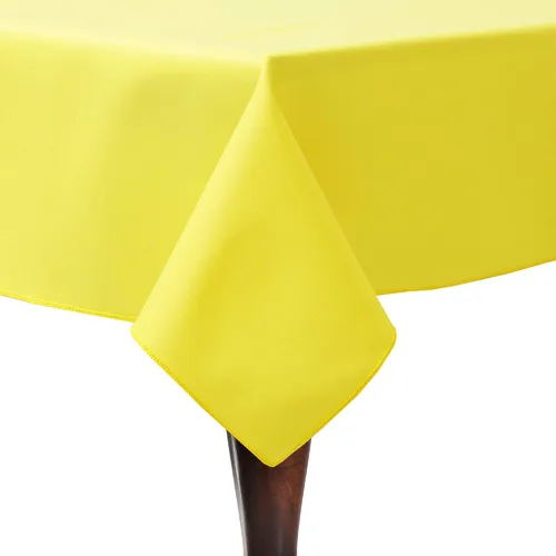 Vista 9 de Ultimate Textile Poly-Cotton Twill 54 x 96-Inch Rectangular Tablecloth Jade