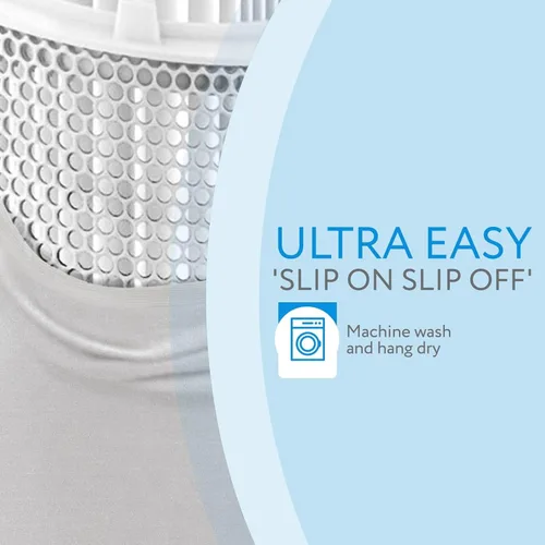 Vista 5 de IMPRESA Paquete de 3 prefiltros de repuesto 211 – Compatible con filtro purificador de aire Blueair Blue Pure 211+ – Tela gris roca lunar – Diseño