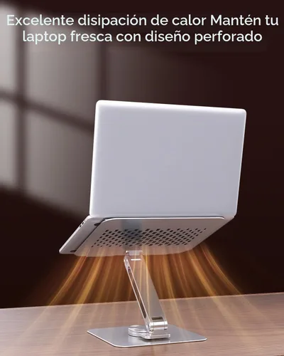 Vista 7 de Soporte ajustable para computadora portátil para escritorio Base
