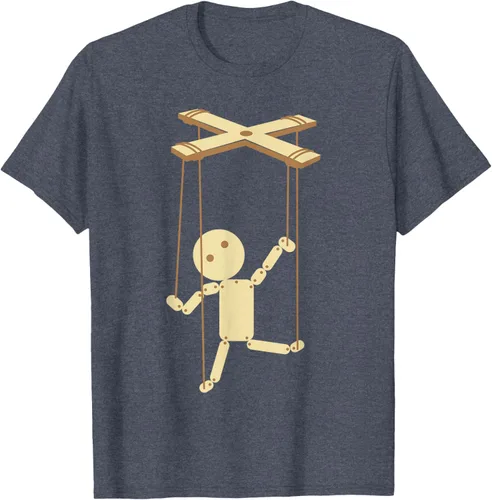 Vista 82 de Puppeteering - Camiseta de marionetas Ventrílocuo de tiriteros, Negro, S