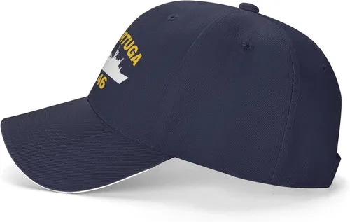 Vista 3 de Chewyz USS Tortuga LSD 46 Baseball Cap Mens Sandwich Cap Trucker Dad Hats Navy Blue