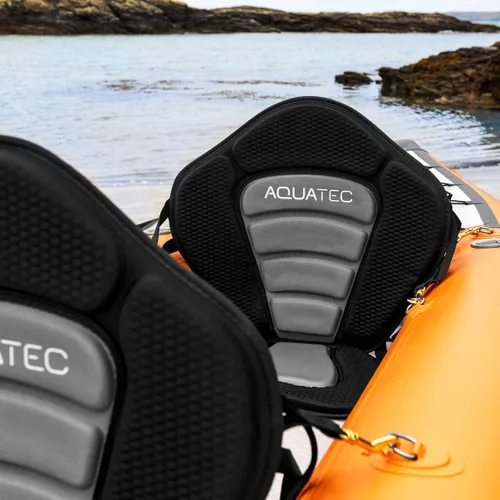 Vista 6 de AQUATEC Kayaks inflables – Opciones profesionales e intermedias, asientos individuales o tándem (dobles) – Completo con asientos, paletas y Hudson