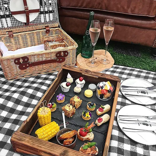 Vista 5 de Funda de mesa de picnic con fundas de banco de 8 pies para cualquier mesa de picnic de 96 x 30 pulgadas, juego de 3 piezas para mesa rectangular