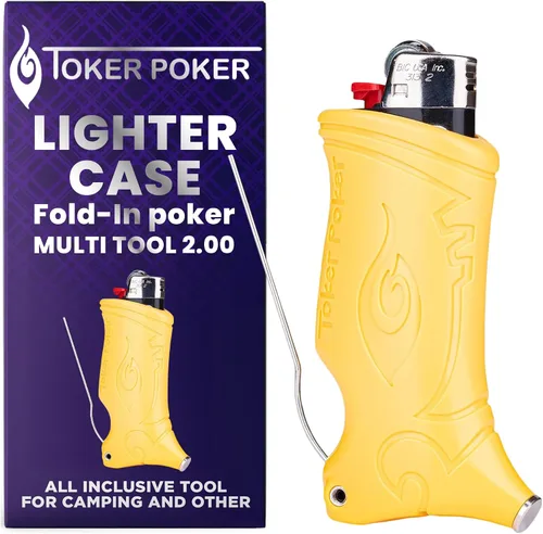 Vista 4 de Toker Poker - Funda para Encendido Bic Multiherramienta 2.0 - Ejército, Herramienta Todo en Uno para Acampar y Otros