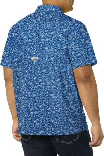 Vista 2 de PFG Super Slack Tide Camp - Camiseta para hombre, color gris