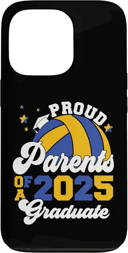 Vista 10 de iPhone 16 Parents of a 2025 Graduate Senior Graduation Volleyball Case