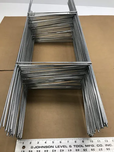 Vista 5 de Paquete de 50 letreros de 30 x 10 pulgadas para patio, uso con letreros corrugados de 0.157 in o 0.197 in, paquete de 50 estacas de alambre