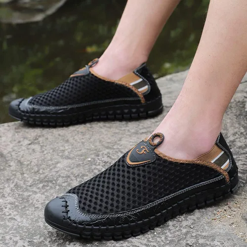 Vista 6 de Zapatos de agua para hombre, zapatos de agua anfibios para hombre, zapatos acuáticos descalzos para hombre, secado rápido y transpirables