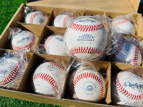 Vista 2 de Rawlings Pony League Baseballs Grado de Competencia RPLB1 Juvenil/14U Opciones de conteo múltiple