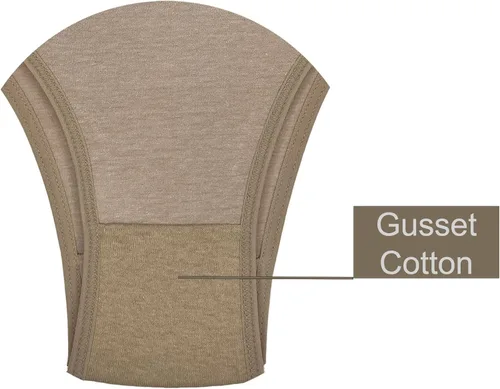 Vista 6 de Bragas de algodón para mujer, cintura de encaje suave, paquete de 3 unidades (S-XXL)
