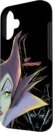 Vista 2 de iPhone 16 Disney Villains Maléfica No Impressed Funda de Halloween
