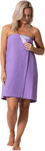 Vista 30 de Robe Direct Quick Dry, Lightweight Waffle Spa/Bath Wrap with Adjustable Closure & Elastic Top