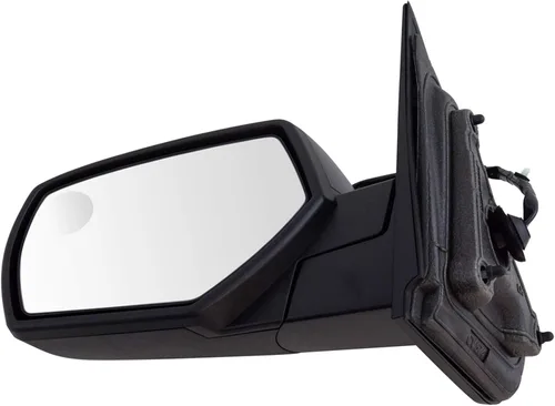 Vista 128 de TRQ Espejo plegable con calefacción eléctrica del lado del conductor con indicador de punto ciego pintura a juego negro liso compatible con Kia