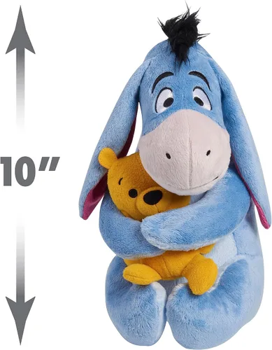 Vista 4 de Disney Classics Lil Friends Eeyore y Winnie the Pooh Peluche de peluche para niños, juguetes para niños de 2 años en adelante de Just Play