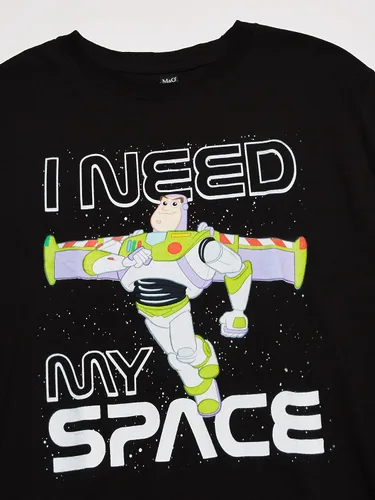 Vista 2 de Disney Toy Story Buzz I Need My Space Graphic Camiseta para hombre