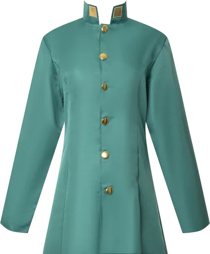 Vista 4 de SBluuCosplay Adult Halloween Women Green Uniform Cosplay Costume