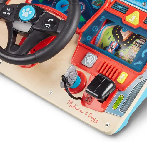 Vista 7 de Melissa & Doug PAW Patrol Rescue Mission Tablero de actividades de madera para niños, juguetes sensoriales para niños, juguete de conducción