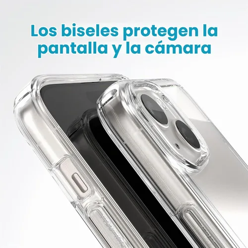 Vista 6 de Speck Funda transparente para iPhone 15 Plus, delgada, protección contra caídas, para iPhone 15 Plus y iPhone 14 Plus, resistente a los arañazos,