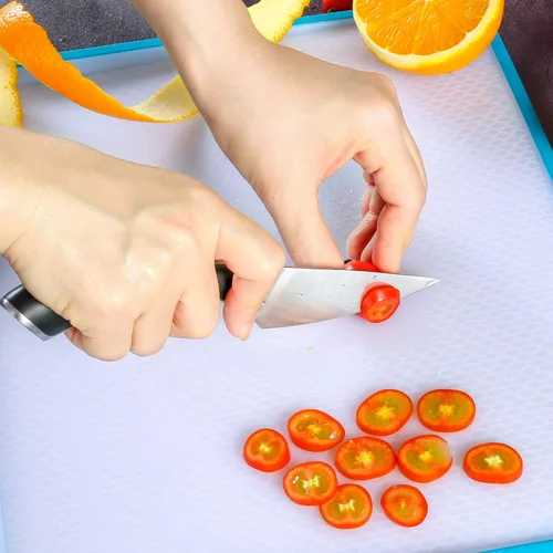 Vista 3 de WELLSTAR Cuchillo de pelar, cuchillo de pelar frutas de borde fino de 3.5 pulgadas con hoja forjada de acero inoxidable alemán súper afilada y mango