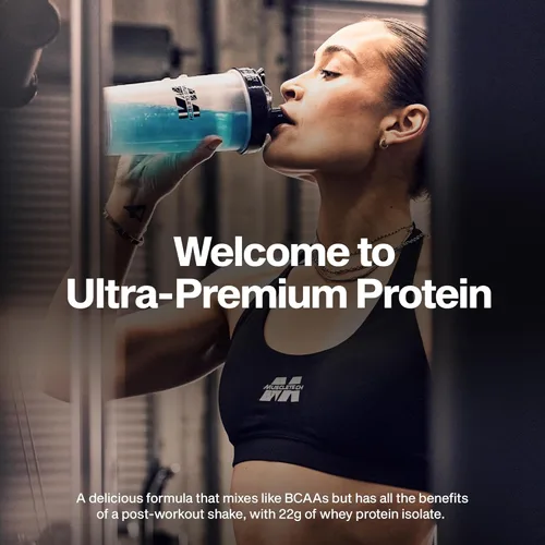 Vista 4 de MuscleTech Proteína de suero en polvo transparente aislado de proteína de suero aislado de suero de leche en polvo para mujeres y hombres, bebida