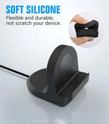Vista 4 de MoKo Paquete de 2 soportes de carga compatibles con Samsung Galaxy Watch 8 7 6 5 1.575 in 1.732 in/8 Classic 1.811 in/Ultra/6 Classic 1.693 in 1.850