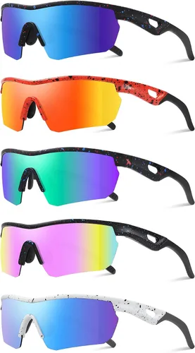 Vista 9 de Kids Sunglasses Youth Baseball Sunglasses for Boys Girls 3-12 Polarized Softball Sports Goggles UV Protection