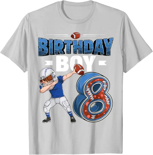 Vista 63 de Dabbing Boy - Camiseta de 8 años de fútbol americano americano, Negro, S