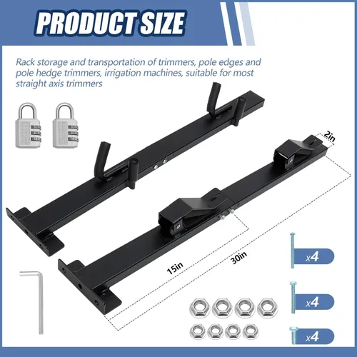 Vista 2 de Zonon Weed Eater Rack Carrier Rack Heavy Duty Trimmer Rack Heavy Duty Trimmer Rack Heavy Duty Rack Heavy Duty Rack Rack Rack Carrier Heavy Duty Rack