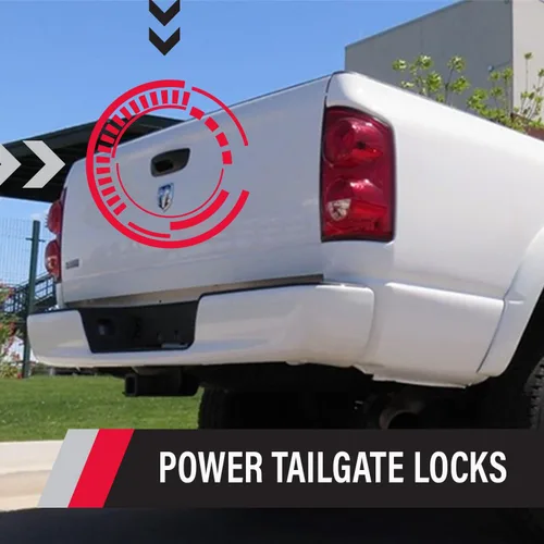 Vista 2 de Pop & Lock PL8340 Cerradura de portón trasero eléctrico para modelos Dodge Ram 1500, 2500 y 3500