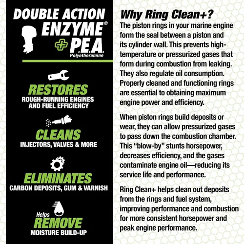 Vista 3 de Star Brite Star Tron Ring Clean Plus Deposit Control - Cleans Injectors, Valves, & Entire Engine to Restore Power & Efficiency - 16 OZ Treats 160