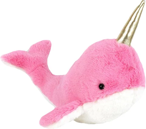 Vista 8 de MON AMI Oceanne - Peluche de delfín, animal de peluche suave de 11 pulgadas para acurrucarse, jugar y coleccionar, adorable delfín abrazable